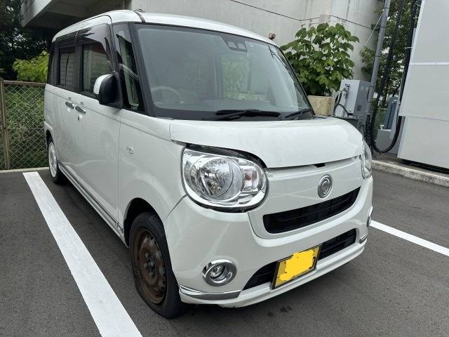 【静岡県藤枝市】ダイハツ、ムーヴキャンバスの事故車を査定買取しました。